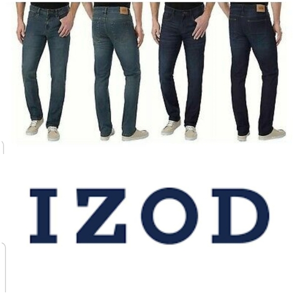 Izod men's boot cut jeans - Picture 2 of 8